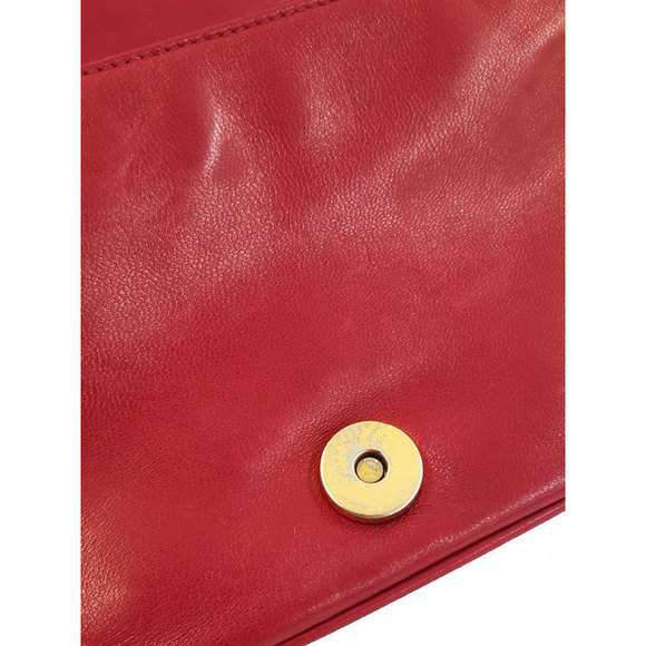 Chanel Coco Mark Chain Shoulder Bag Red - Picture 6 of 7